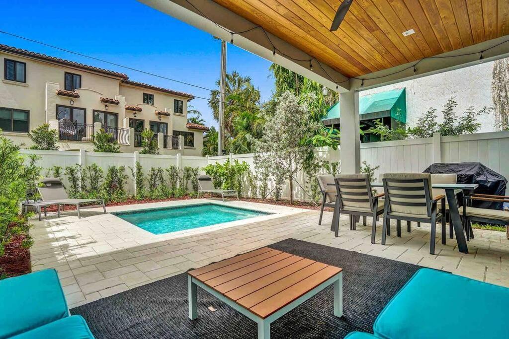 Luxury Paradise Walk To Las Olas -5 Mins To Beach Fort Lauderdale Exterior foto